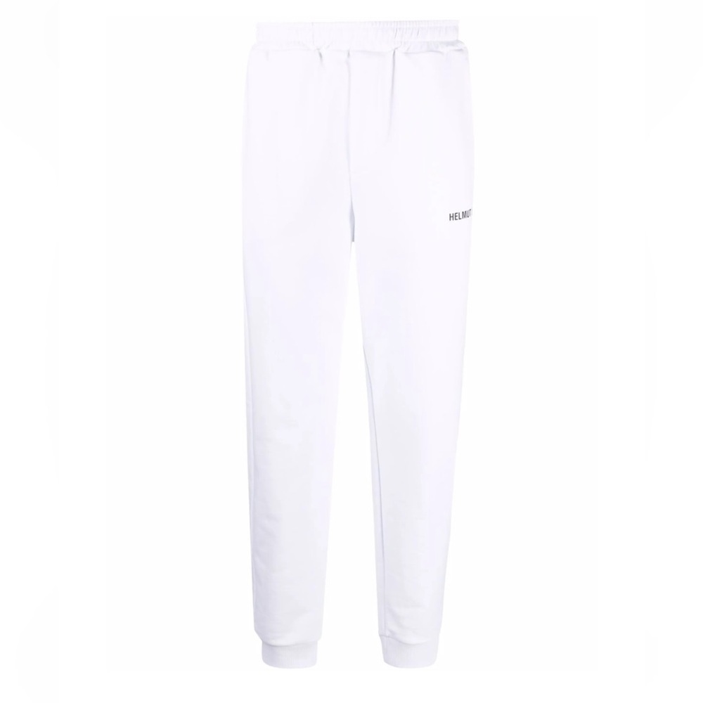 Helmut Lang White logo-print track pants for Men Size Medium - Picture 2 of 10